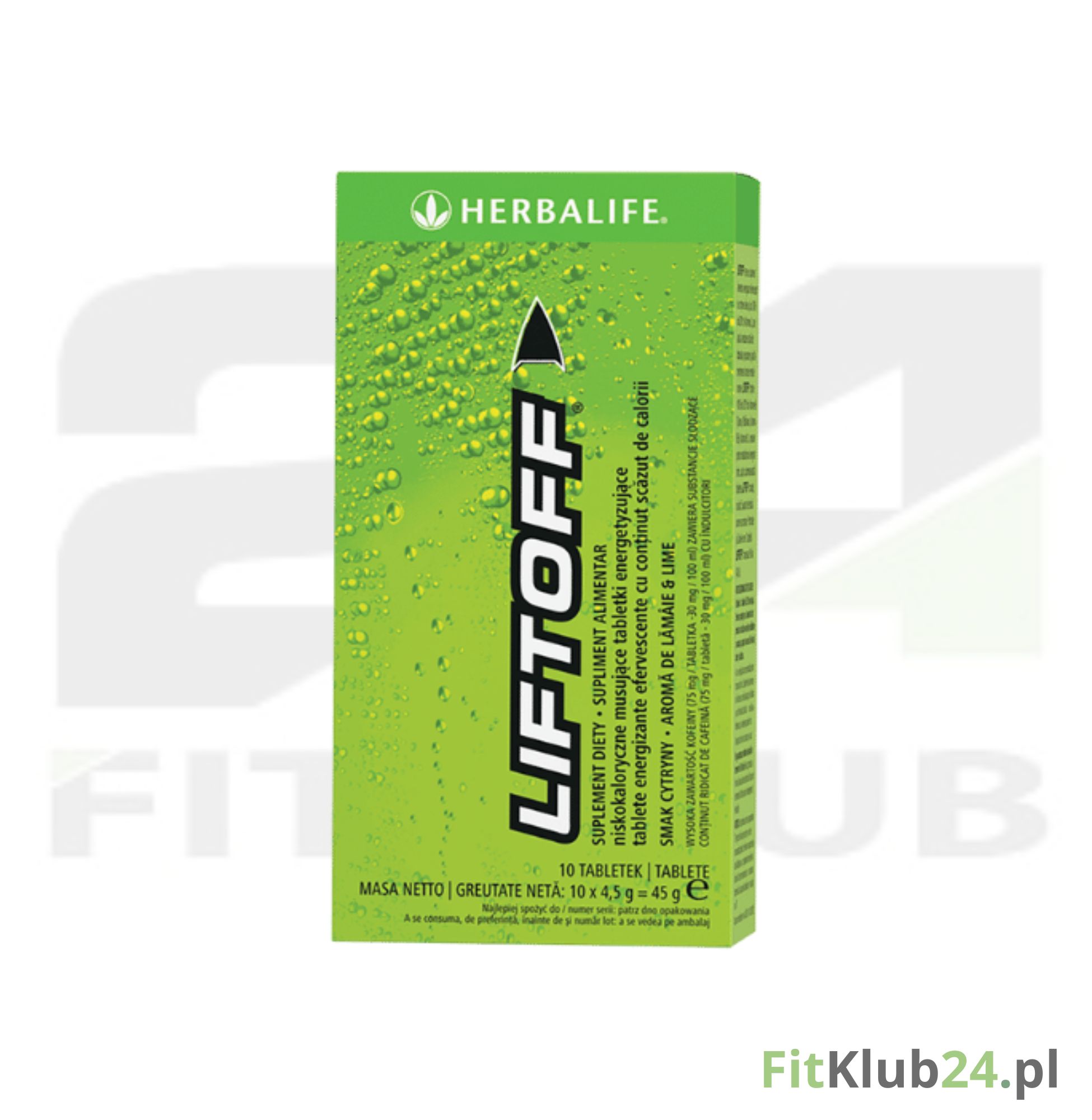 Liftoff Herbalife24 - kofeina z guarany, tabletki musujące 10szt