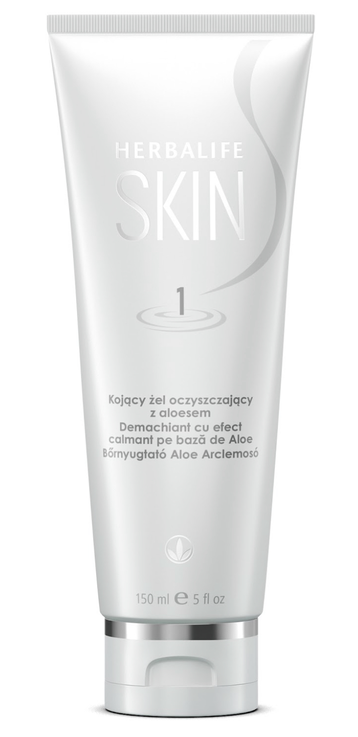 Kojący żel oczyszczający z aloesem  - 150ml, Skin