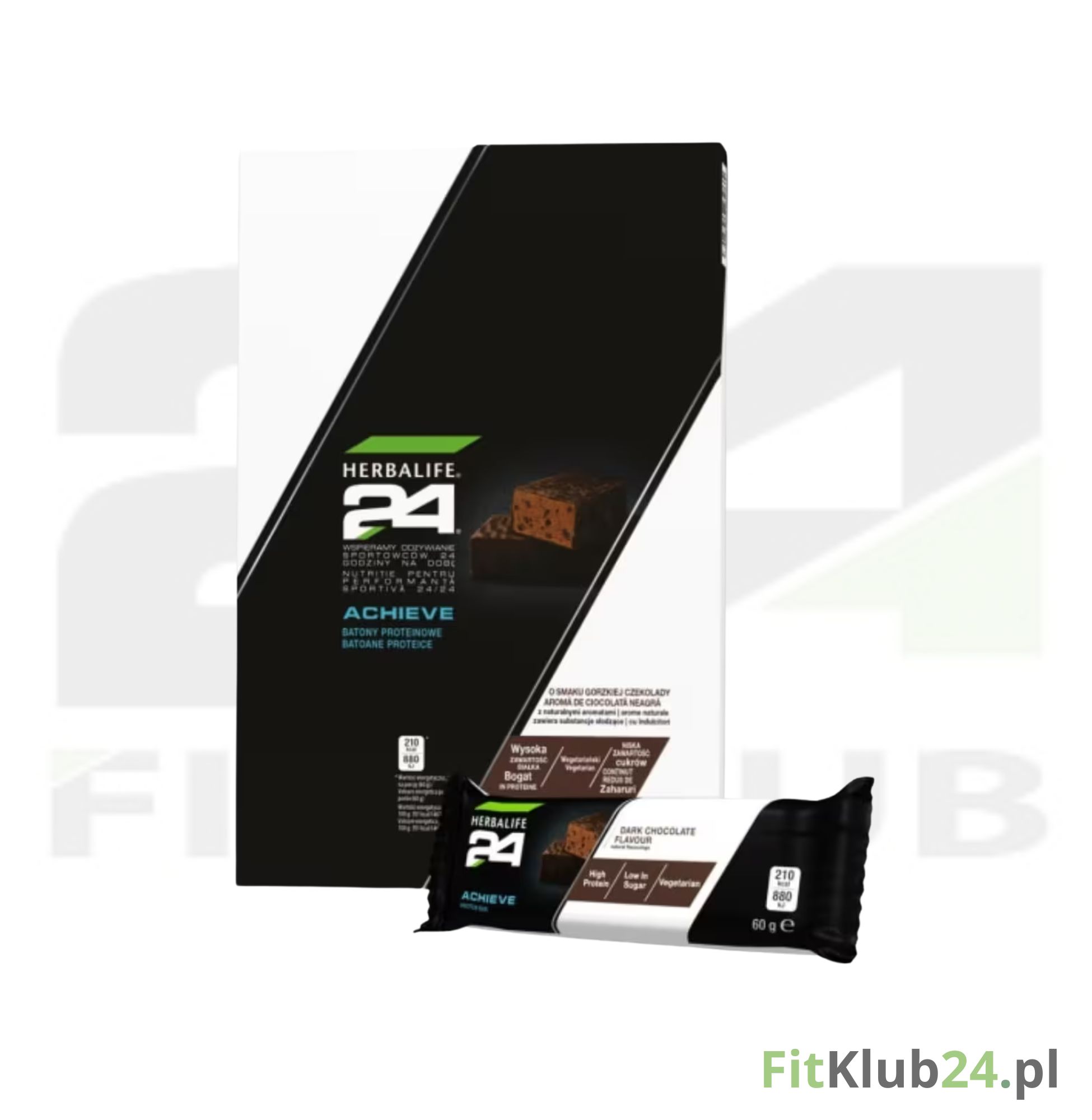 Achieve Herbalife24 - czekoladowe batony proteinowe