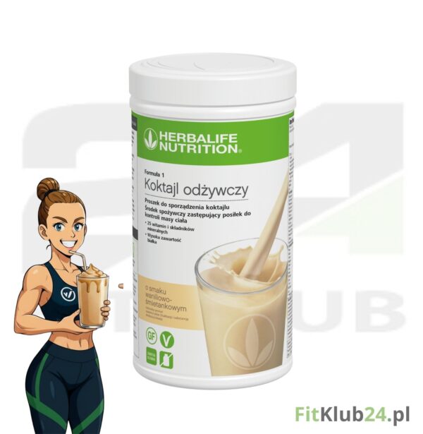 Koktajl odżywczy 780g Formuła 1 waniliowo-śmietankowy – zamiennik posiłku Herbalife