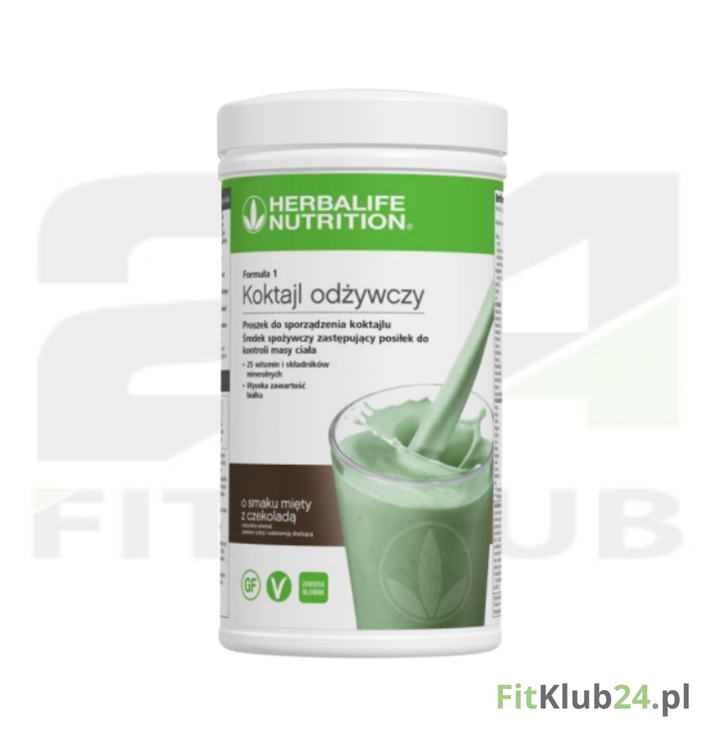 Herbalife Koktajl odżywczy 550g mięta z czekoladą