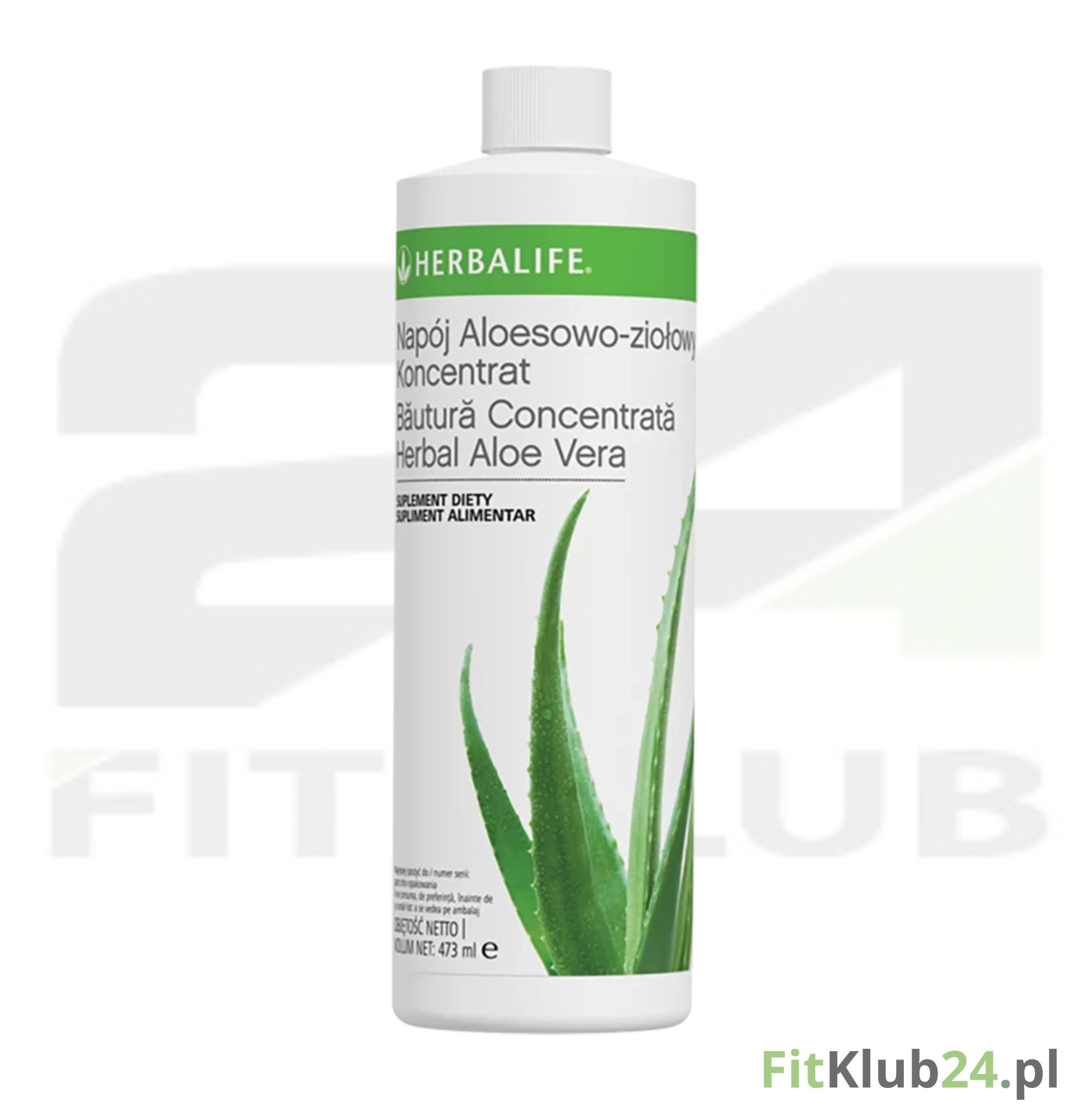 Naturalny Ziołowy Koncentrat Aloesowy Herbalife: neutralny smak, maksymalne wsparcie trawienia, 473ml