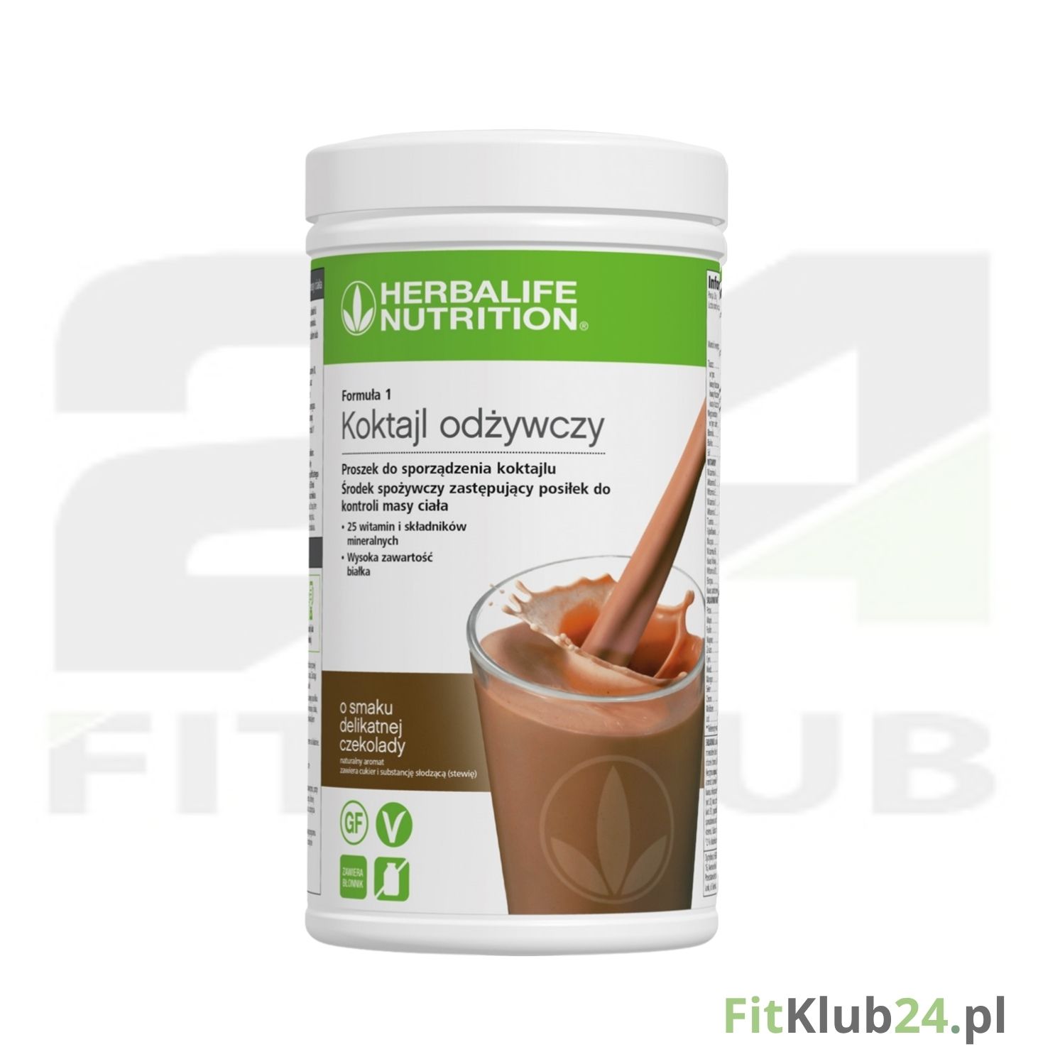Koktajl odżywczy Formuła 1 delikatna czekolada 550g – zamiennik posiłku Herbalife