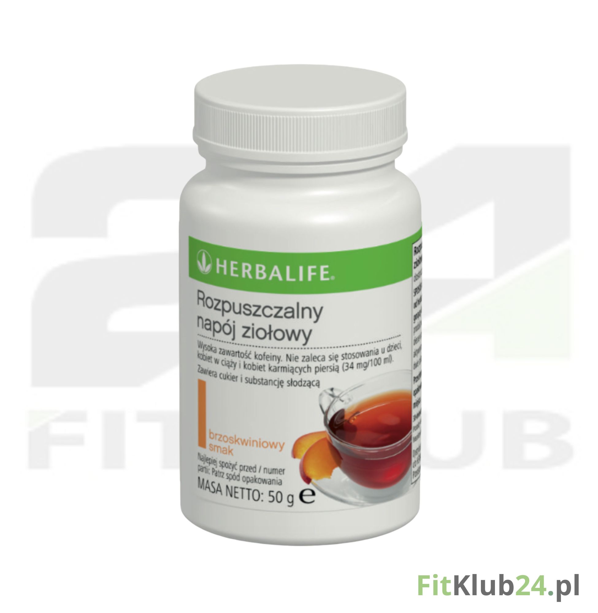 Herbatka Herbalife - napój ziołowy, brzoskwiniowy smak 51g