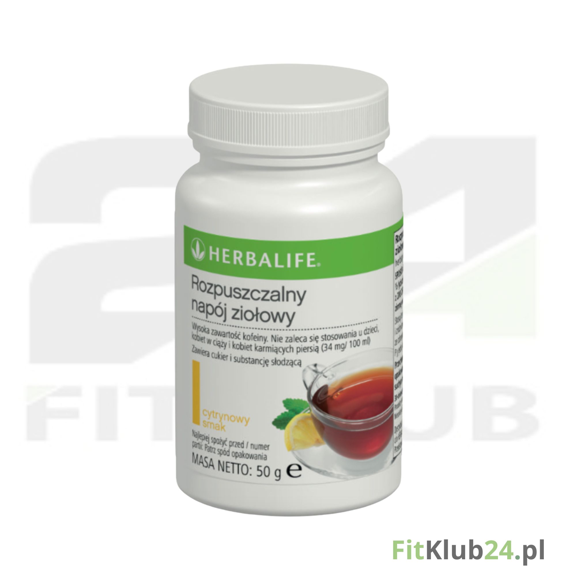 Herbatka Herbalife - napój ziołowy, cytrynowy smak 51g