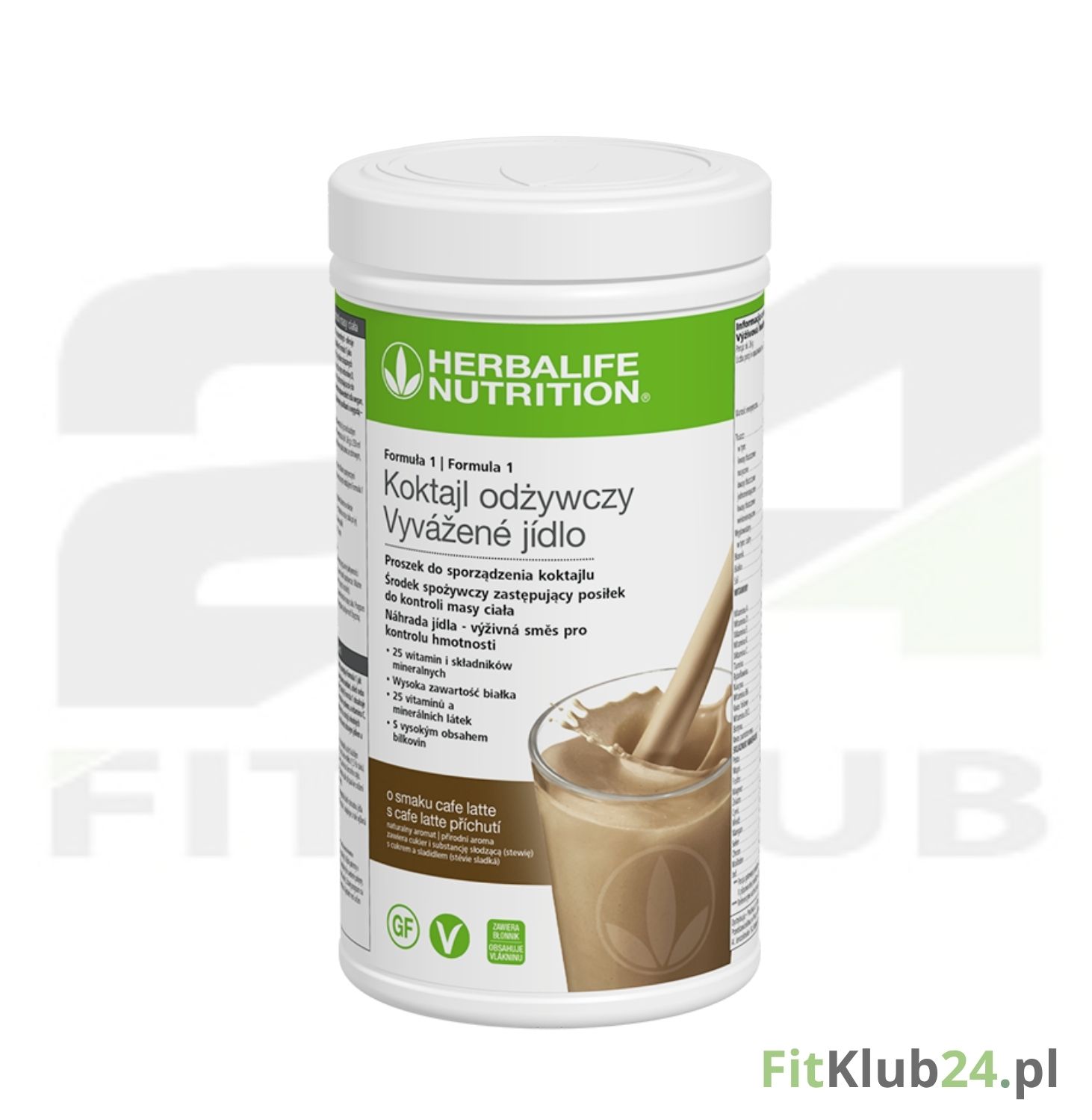 Herbalife Koktajl odżywczy 550g cafe latte